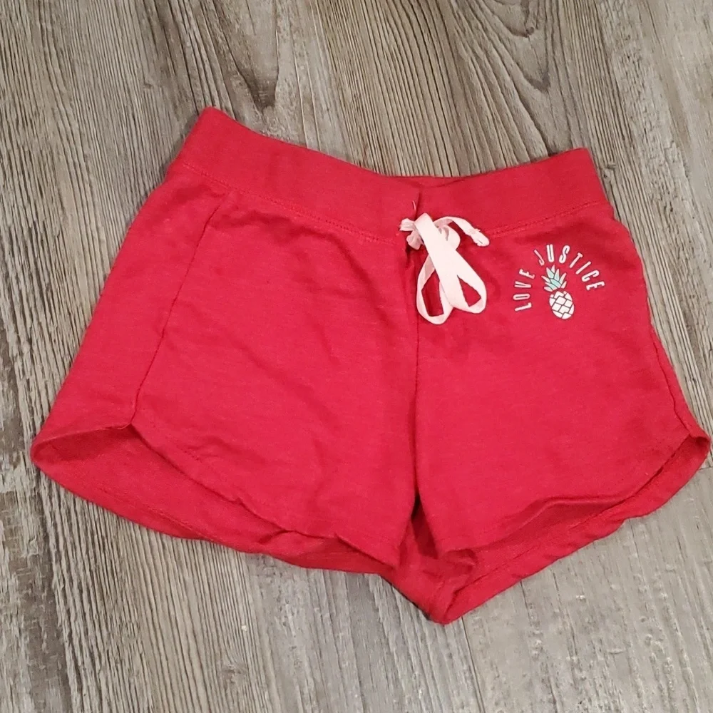 Justice Soccer Tank Top with Matching Shorts Size 10